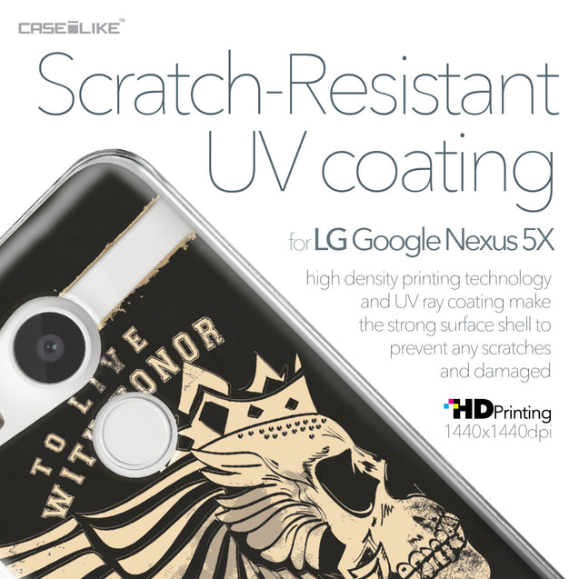 LG Google Nexus 5X case Art of Skull 2529 with UV-Coating Scratch-Resistant Case | CASEiLIKE.com