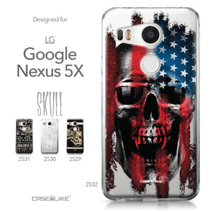 LG Google Nexus 5X case Art of Skull 2532 Collection | CASEiLIKE.com