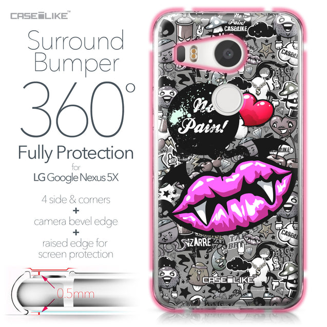 LG Google Nexus 5X case Graffiti 2708 Bumper Case Protection | CASEiLIKE.com