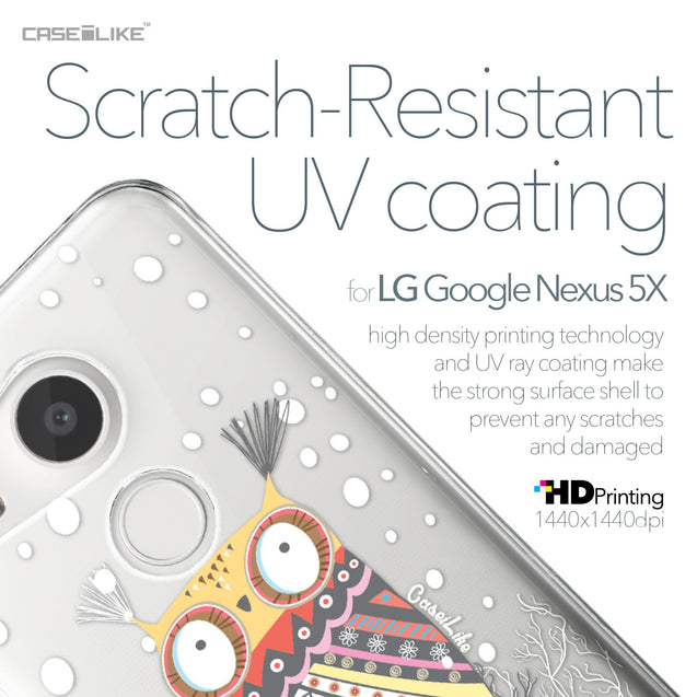 LG Google Nexus 5X case Owl Graphic Design 3317 with UV-Coating Scratch-Resistant Case | CASEiLIKE.com