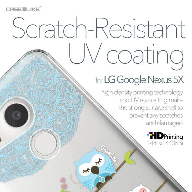 LG Google Nexus 5X case Owl Graphic Design 3318 with UV-Coating Scratch-Resistant Case | CASEiLIKE.com