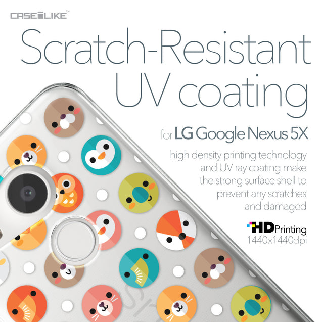 LG Google Nexus 5X case Animal Cartoon 3638 with UV-Coating Scratch-Resistant Case | CASEiLIKE.com