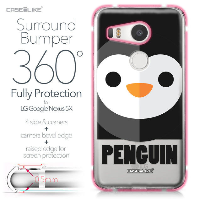 LG Google Nexus 5X case Animal Cartoon 3640 Bumper Case Protection | CASEiLIKE.com