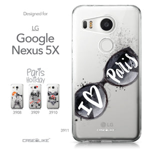 LG Google Nexus 5X case Paris Holiday 3911 Collection | CASEiLIKE.com