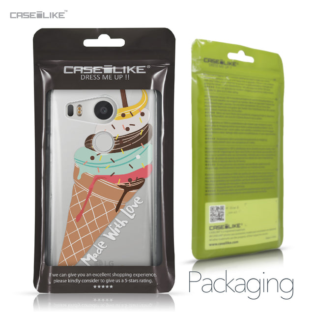 LG Google Nexus 5X case Ice Cream 4820 Retail Packaging | CASEiLIKE.com