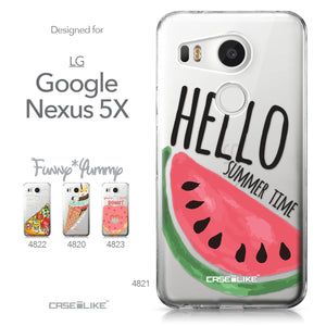 LG Google Nexus 5X case Water Melon 4821 Collection | CASEiLIKE.com