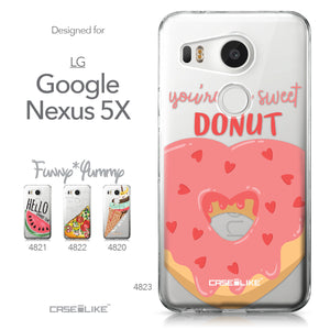 LG Google Nexus 5X case Dounuts 4823 Collection | CASEiLIKE.com