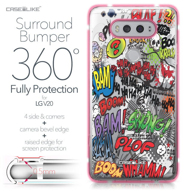 LG V20 case Comic Captions 2914 Bumper Case Protection | CASEiLIKE.com