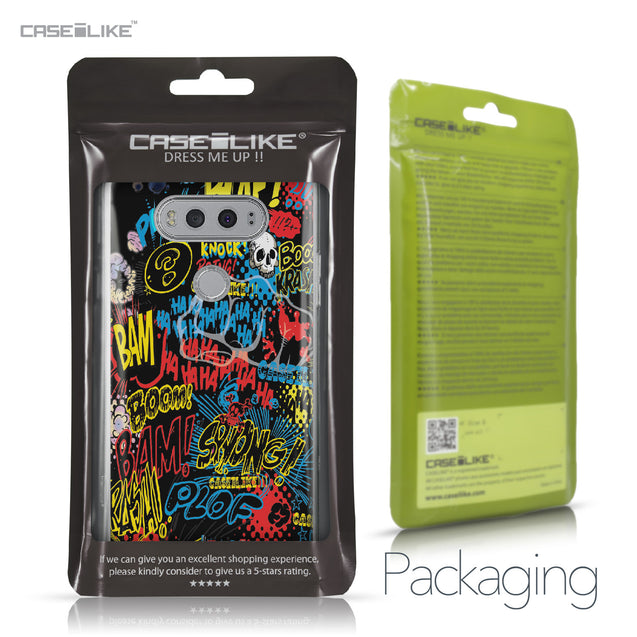 LG V20 case Comic Captions Black 2915 Retail Packaging | CASEiLIKE.com