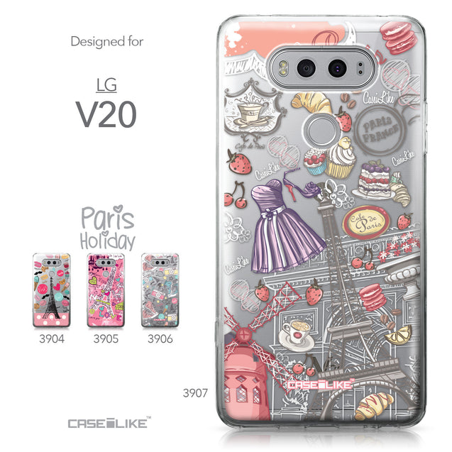 LG V20 case Paris Holiday 3907 Collection | CASEiLIKE.com