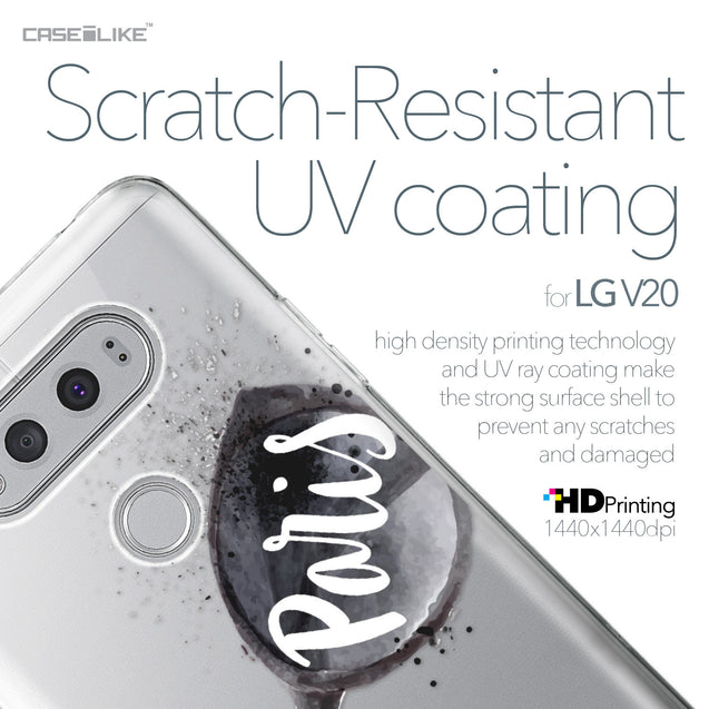 LG V20 case Paris Holiday 3911 with UV-Coating Scratch-Resistant Case | CASEiLIKE.com