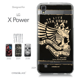 LG X Power case Art of Skull 2529 Collection | CASEiLIKE.com