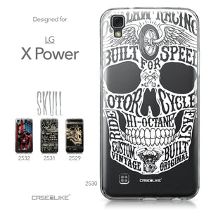 LG X Power case Art of Skull 2530 Collection | CASEiLIKE.com