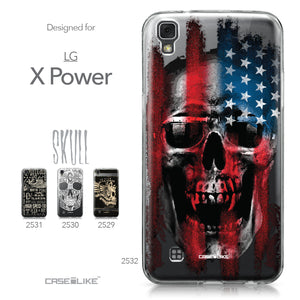LG X Power case Art of Skull 2532 Collection | CASEiLIKE.com