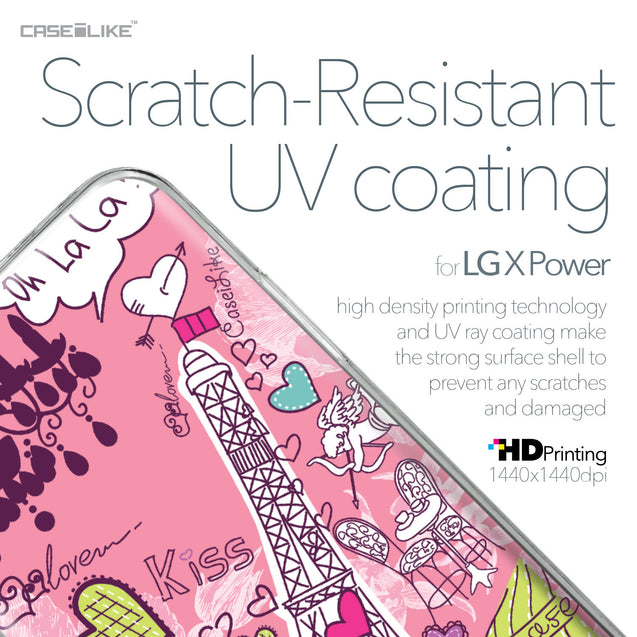 LG X Power case Paris Holiday 3905 with UV-Coating Scratch-Resistant Case | CASEiLIKE.com
