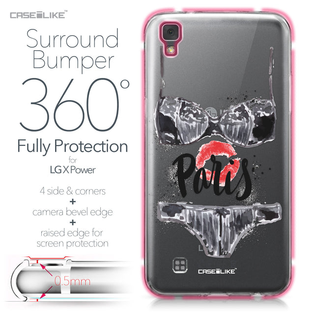 LG X Power case Paris Holiday 3910 Bumper Case Protection | CASEiLIKE.com