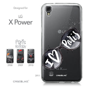 LG X Power case Paris Holiday 3911 Collection | CASEiLIKE.com