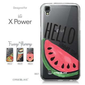 LG X Power case Water Melon 4821 Collection | CASEiLIKE.com