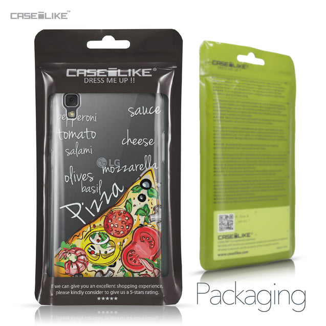 LG X Power case Pizza 4822 Retail Packaging | CASEiLIKE.com
