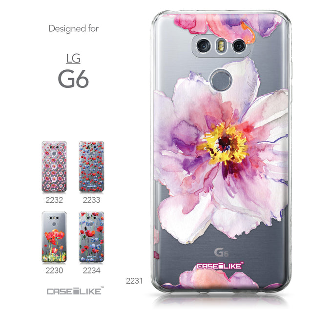 LG G6 case Watercolor Floral 2231 Collection | CASEiLIKE.com