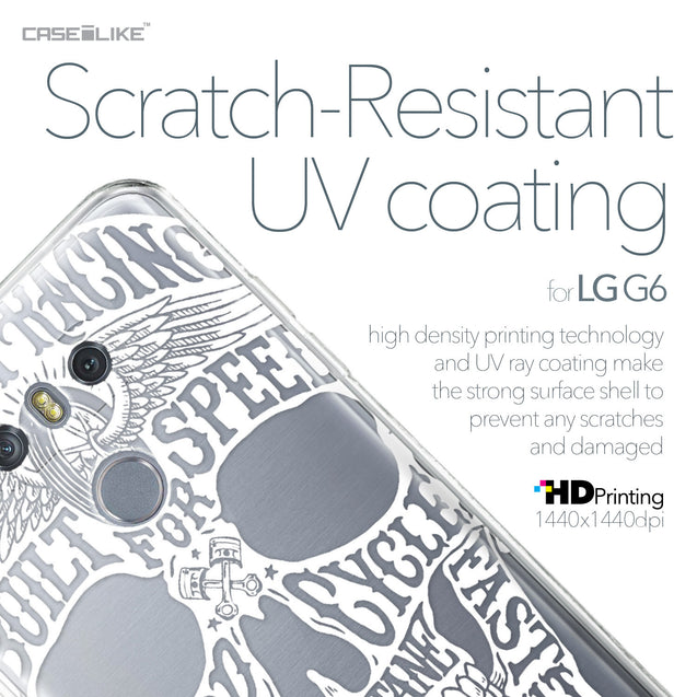 LG G6 case Art of Skull 2530 with UV-Coating Scratch-Resistant Case | CASEiLIKE.com