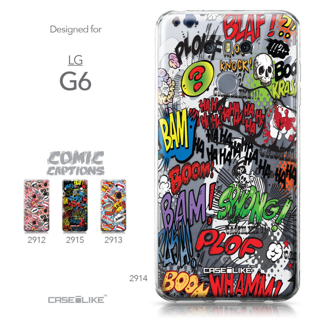 LG G6 case Comic Captions 2914 Collection | CASEiLIKE.com