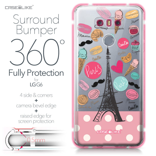 LG G6 case Paris Holiday 3904 Bumper Case Protection | CASEiLIKE.com