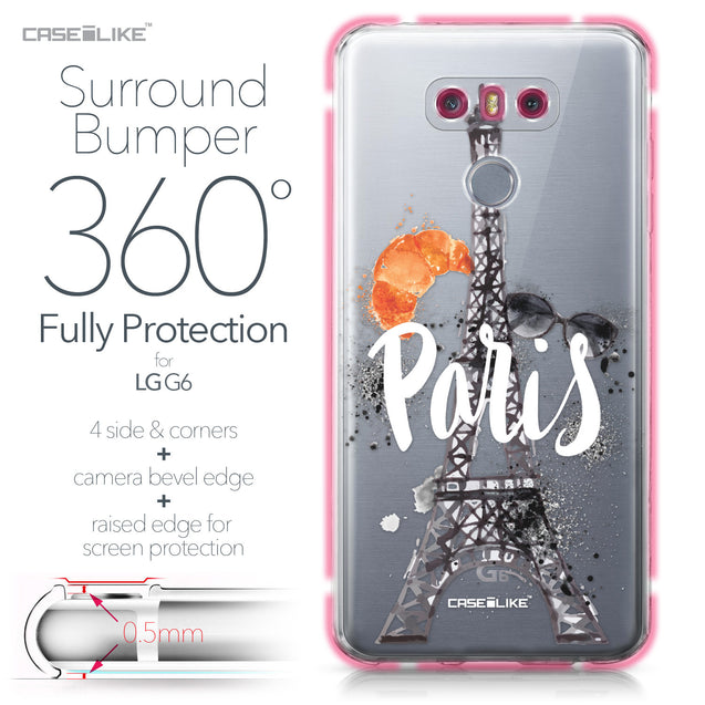 LG G6 case Paris Holiday 3908 Bumper Case Protection | CASEiLIKE.com