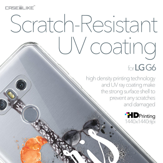LG G6 case Paris Holiday 3908 with UV-Coating Scratch-Resistant Case | CASEiLIKE.com