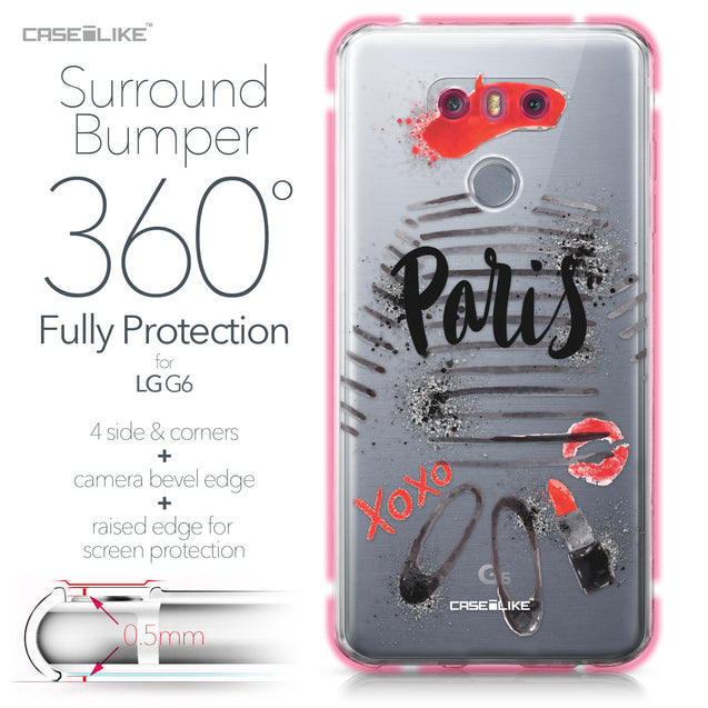 LG G6 case Paris Holiday 3909 Bumper Case Protection | CASEiLIKE.com