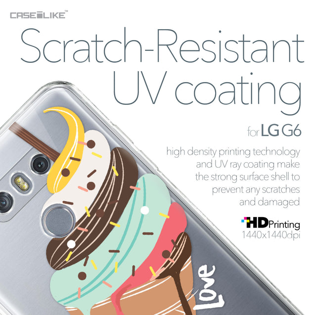 LG G6 case Ice Cream 4820 with UV-Coating Scratch-Resistant Case | CASEiLIKE.com