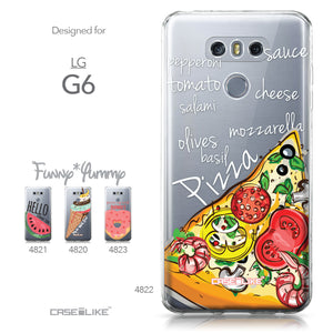 LG G6 case Pizza 4822 Collection | CASEiLIKE.com