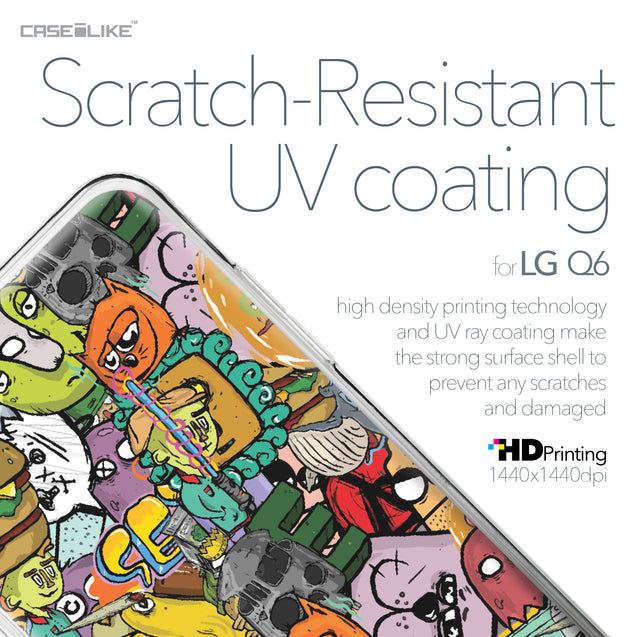 LG Q6 case Graffiti 2731 with UV-Coating Scratch-Resistant Case | CASEiLIKE.com