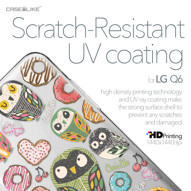 LG Q6 case Owl Graphic Design 3315 with UV-Coating Scratch-Resistant Case | CASEiLIKE.com