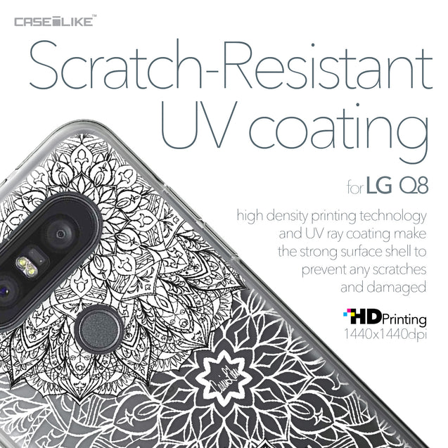 LG Q8 case Mandala Art 2093 with UV-Coating Scratch-Resistant Case | CASEiLIKE.com