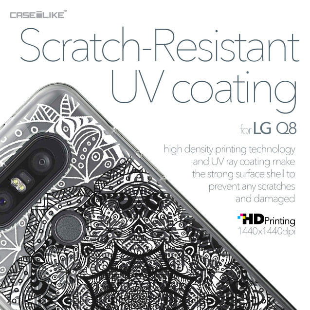 LG Q8 case Mandala Art 2097 with UV-Coating Scratch-Resistant Case | CASEiLIKE.com