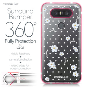 LG Q8 case Watercolor Floral 2235 Bumper Case Protection | CASEiLIKE.com
