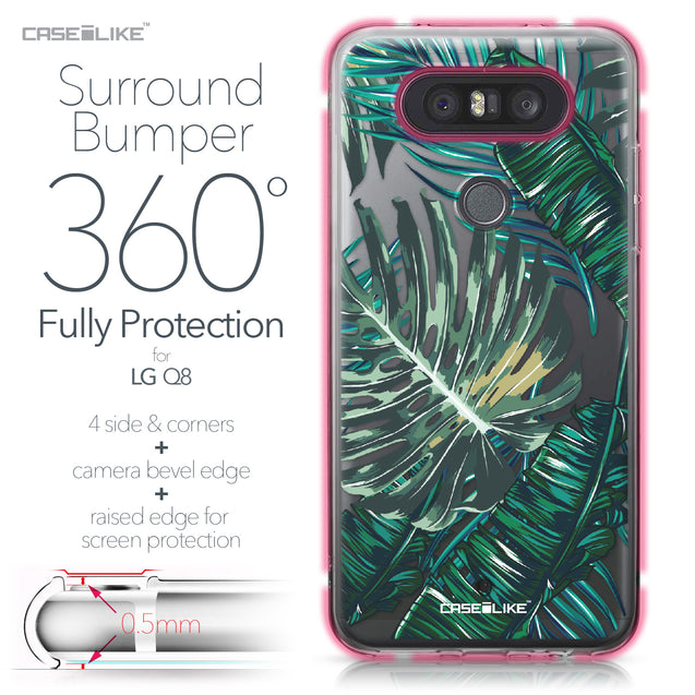 LG Q8 case Tropical Palm Tree 2238 Bumper Case Protection | CASEiLIKE.com