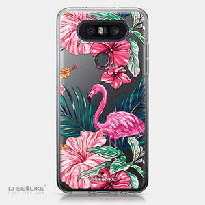 LG Q8 case Tropical Flamingo 2239 | CASEiLIKE.com