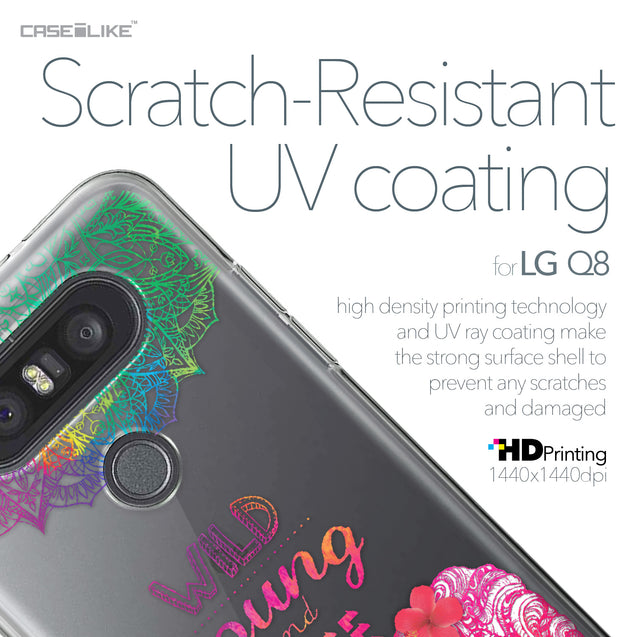 LG Q8 case Mandala Art 2302 with UV-Coating Scratch-Resistant Case | CASEiLIKE.com