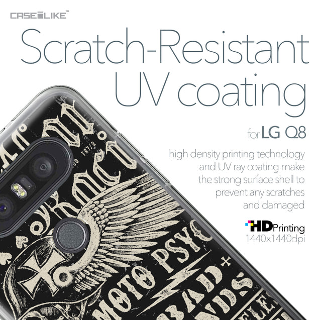 LG Q8 case Art of Skull 2531 with UV-Coating Scratch-Resistant Case | CASEiLIKE.com