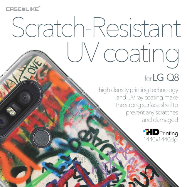 LG Q8 case Graffiti 2721 with UV-Coating Scratch-Resistant Case | CASEiLIKE.com
