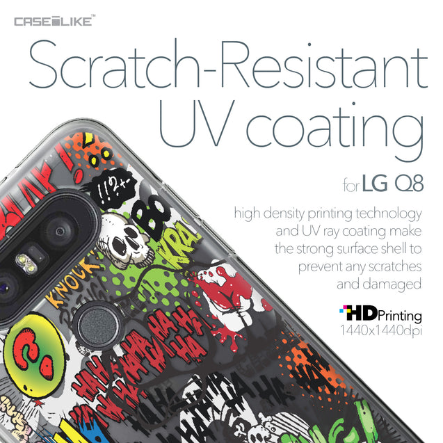 LG Q8 case Comic Captions 2914 with UV-Coating Scratch-Resistant Case | CASEiLIKE.com