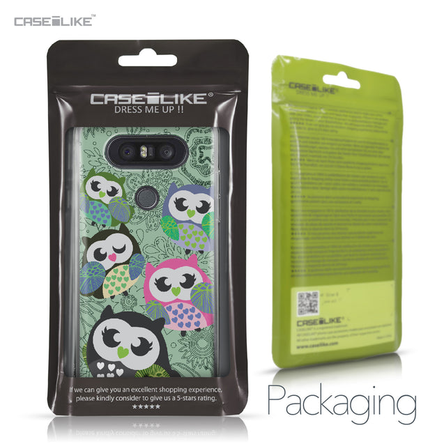 LG Q8 case Owl Graphic Design 3313 Retail Packaging | CASEiLIKE.com