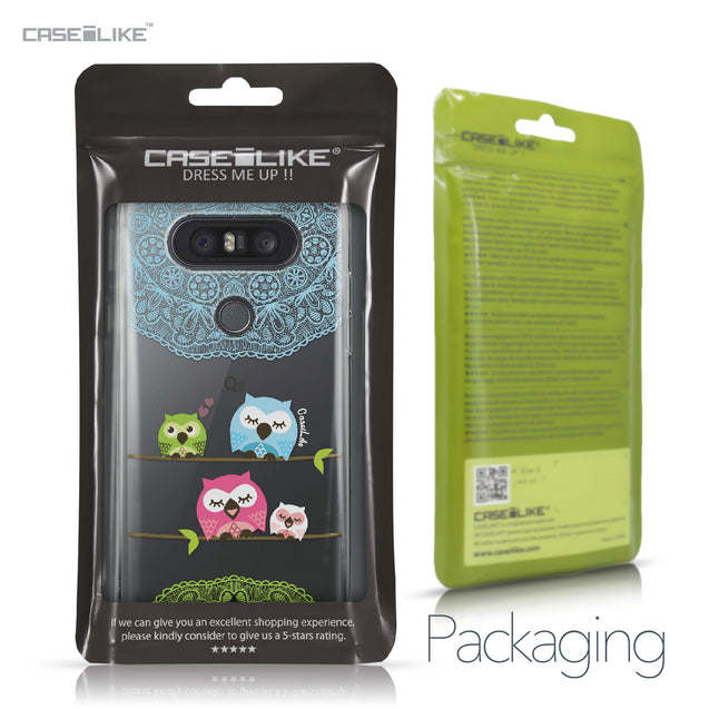LG Q8 case Owl Graphic Design 3318 Retail Packaging | CASEiLIKE.com