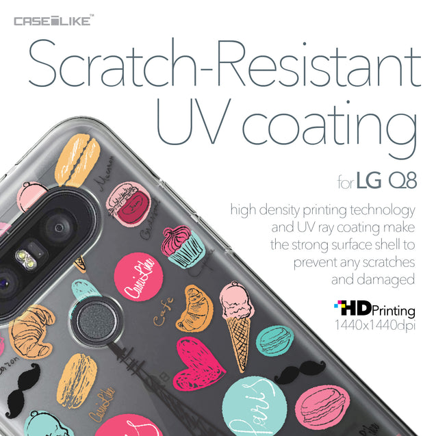 LG Q8 case Paris Holiday 3904 with UV-Coating Scratch-Resistant Case | CASEiLIKE.com