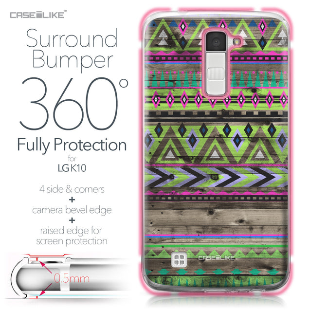 LG K10 case Indian Tribal Theme Pattern 2049 Bumper Case Protection | CASEiLIKE.com