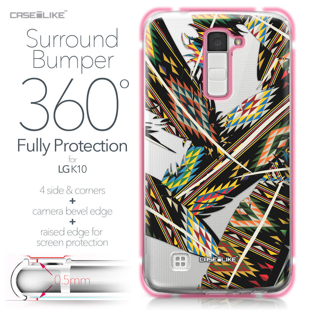 LG K10 case Indian Tribal Theme Pattern 2053 Bumper Case Protection | CASEiLIKE.com