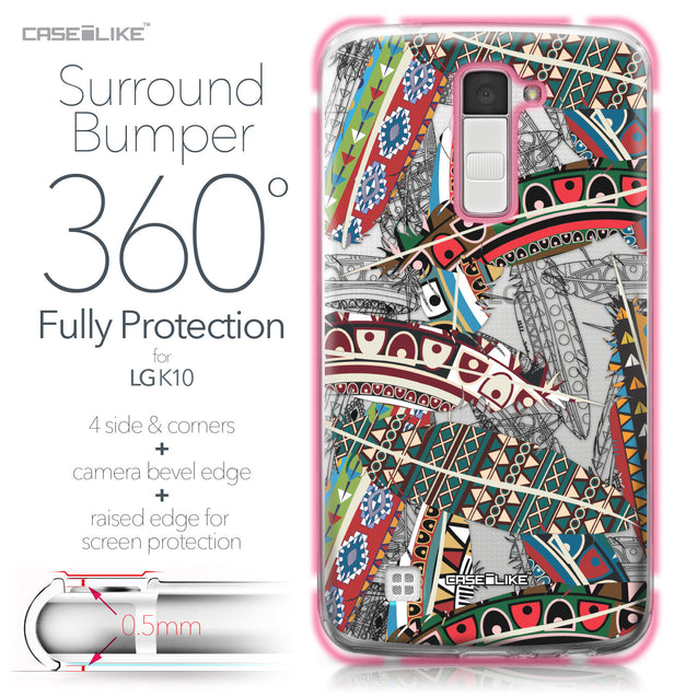 LG K10 case Indian Tribal Theme Pattern 2055 Bumper Case Protection | CASEiLIKE.com