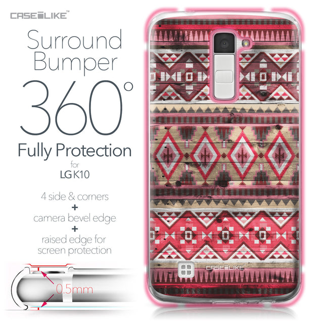 LG K10 case Indian Tribal Theme Pattern 2057 Bumper Case Protection | CASEiLIKE.com
